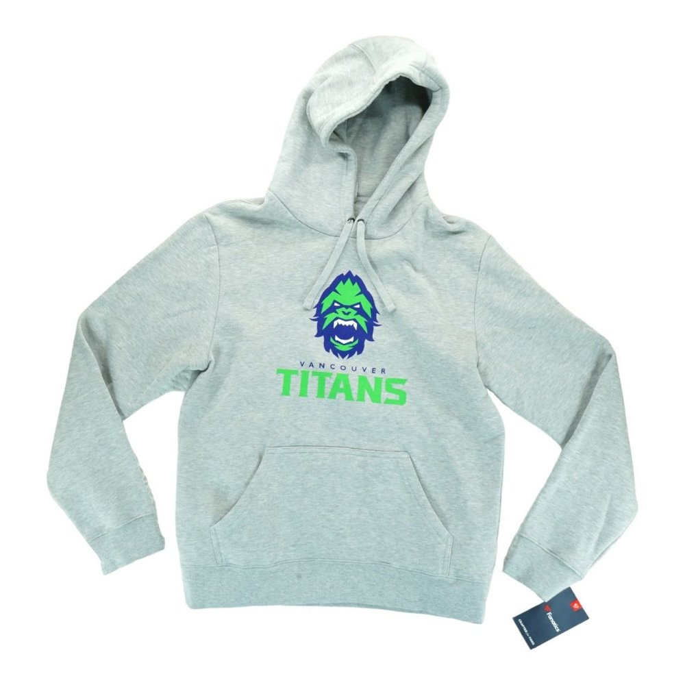 NWT VANCOUVER TITANS Gray Hooded Pullover Sweatshirt‎ GRAY Medium Fanatics